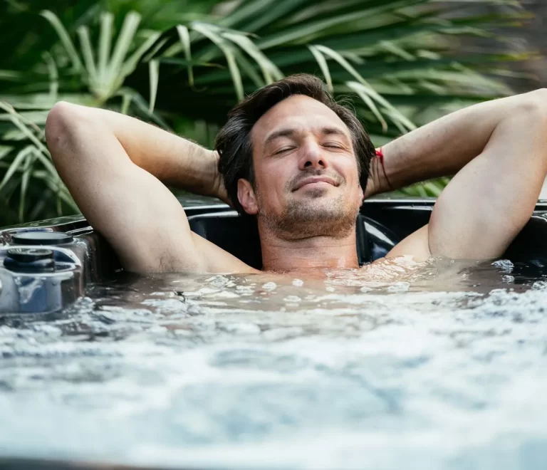 Relaxing in a Hot Tub